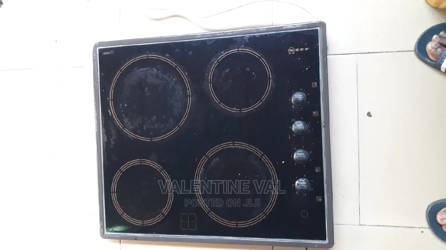 Electric Table Top Stove With 4 Knob