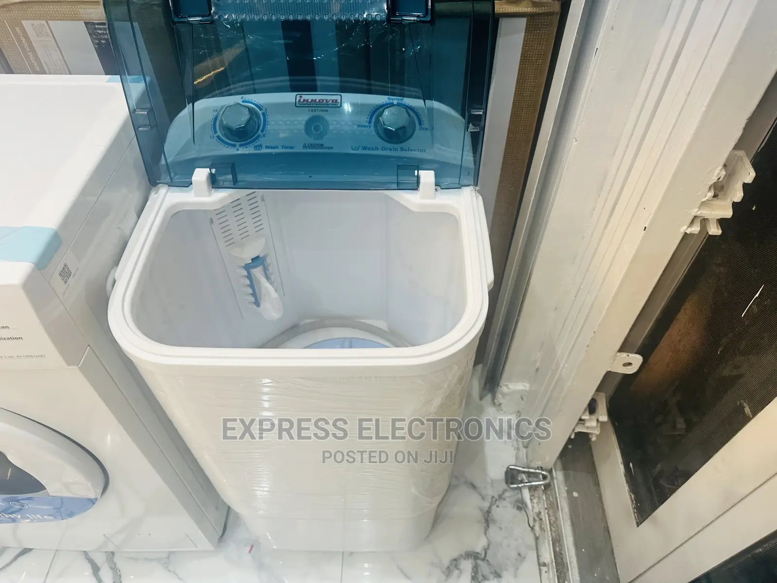 Transparent Lid Wash Single Door Innova Washing Machine