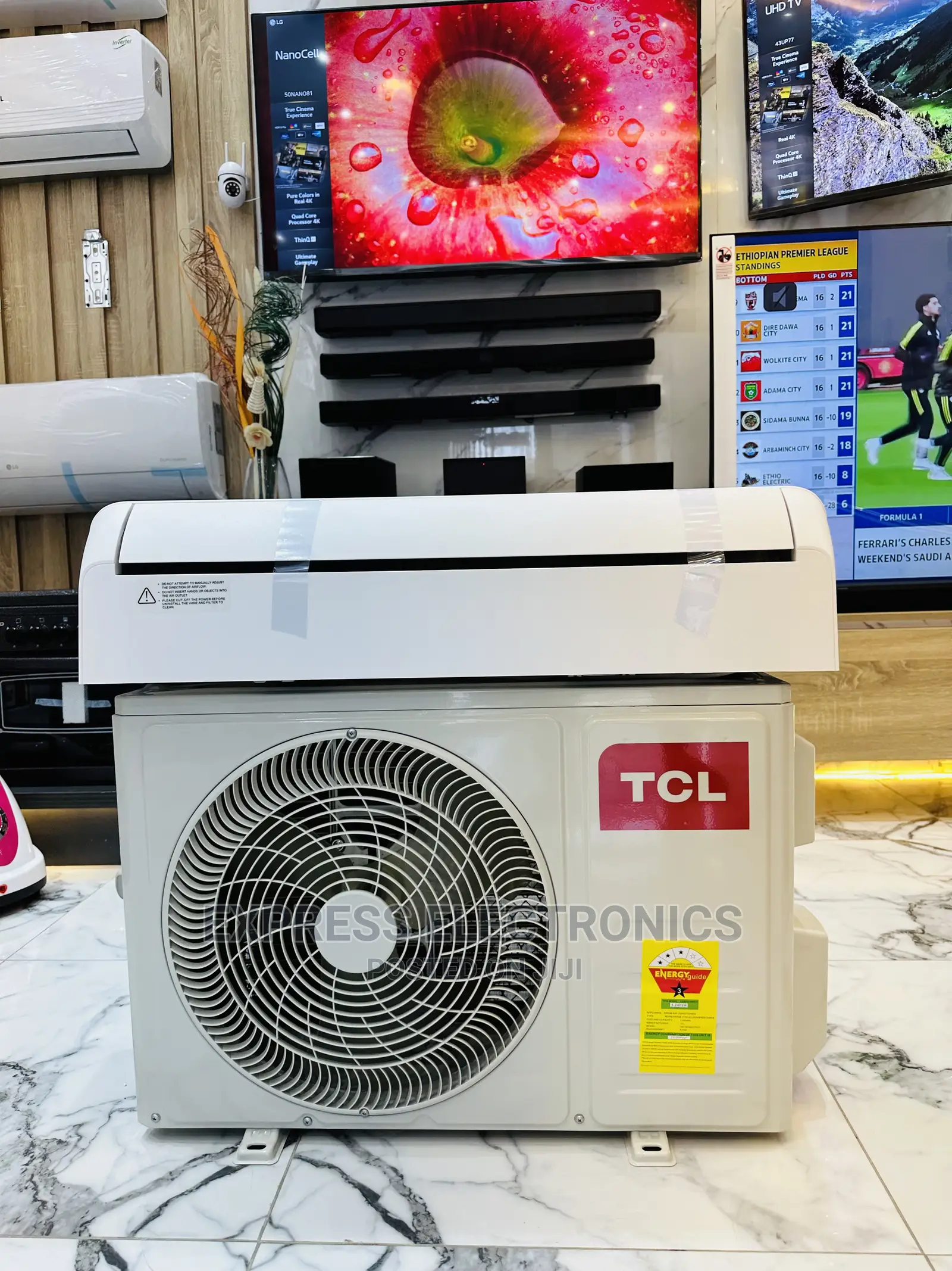 Copper Condenser 1.5hp Wi-Fi Inverter Split Dual White TCL
