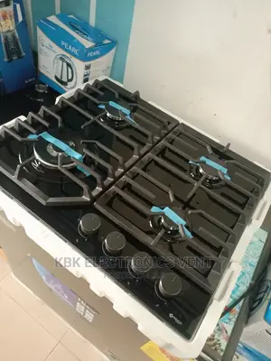 Wiggo 60*50 4burner Black Inbuilt Hob