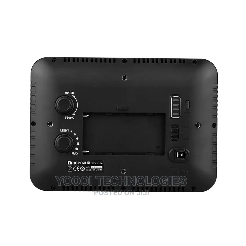 Triopo Bi Color Camera Top Led Light With Battery Charger