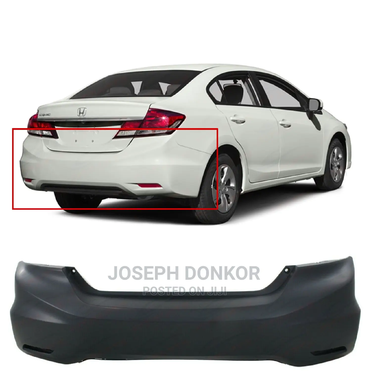 Civic 2013,2014,2015 Back Bumper