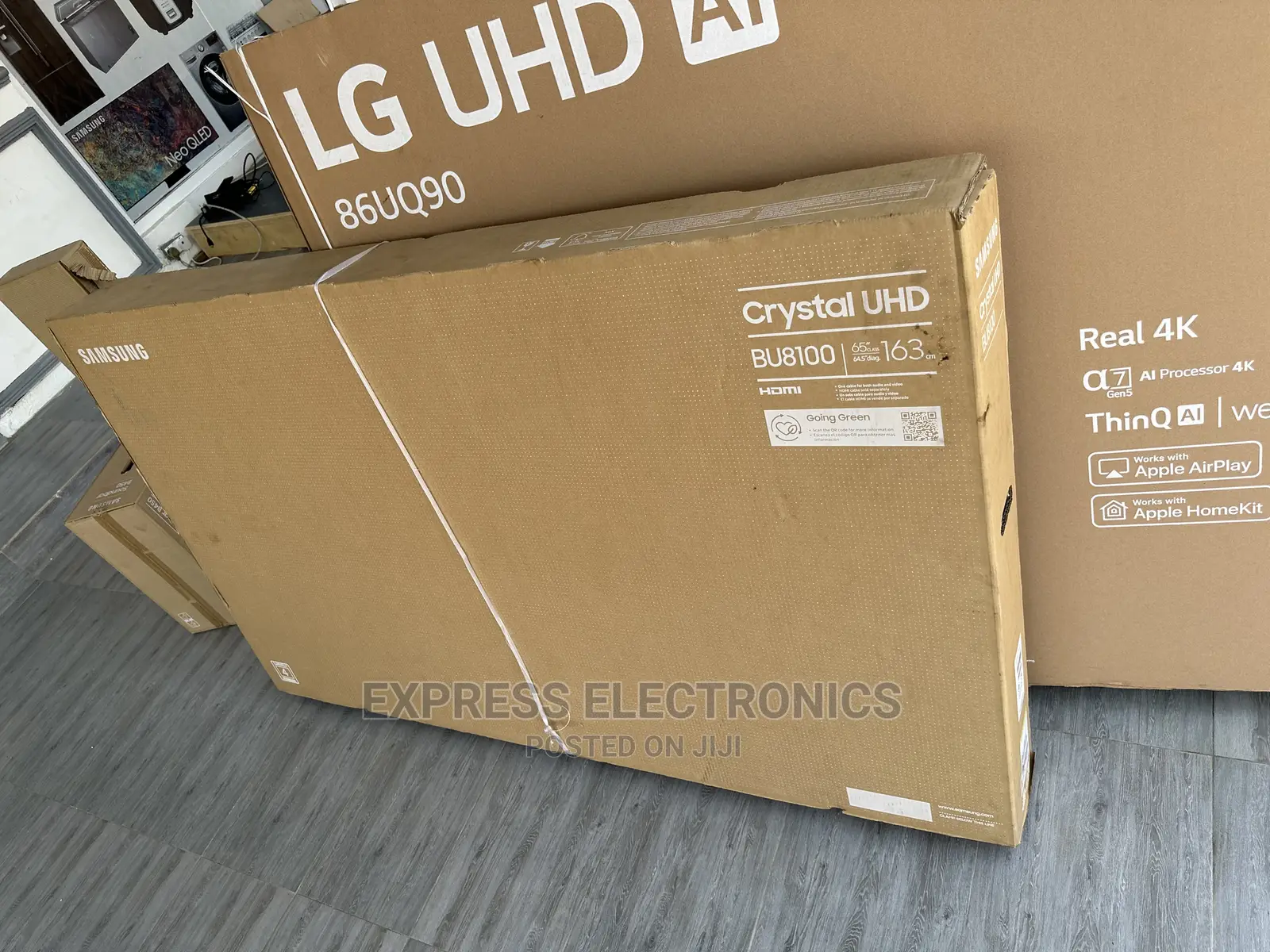 Series 8 65”UHD Airslim Ultra Thin Profile Samsung