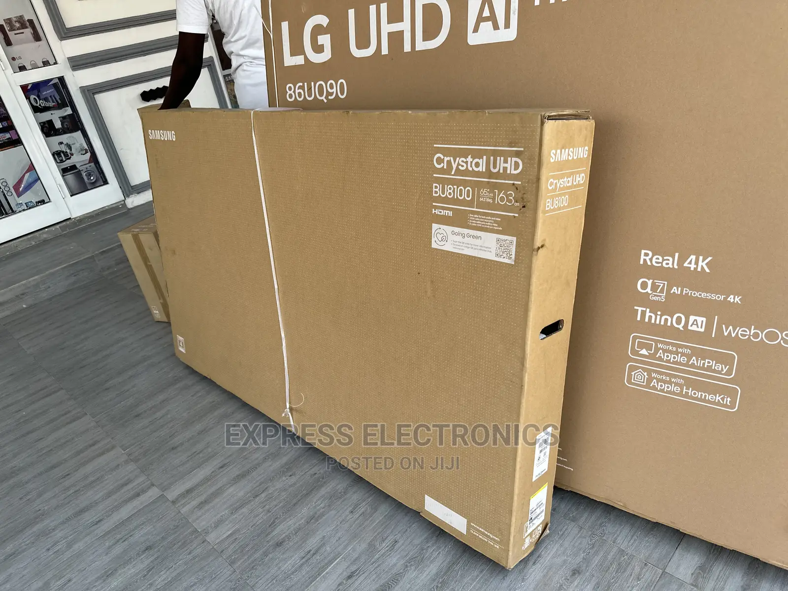 Series 8 65”UHD Airslim Ultra Thin Profile Samsung