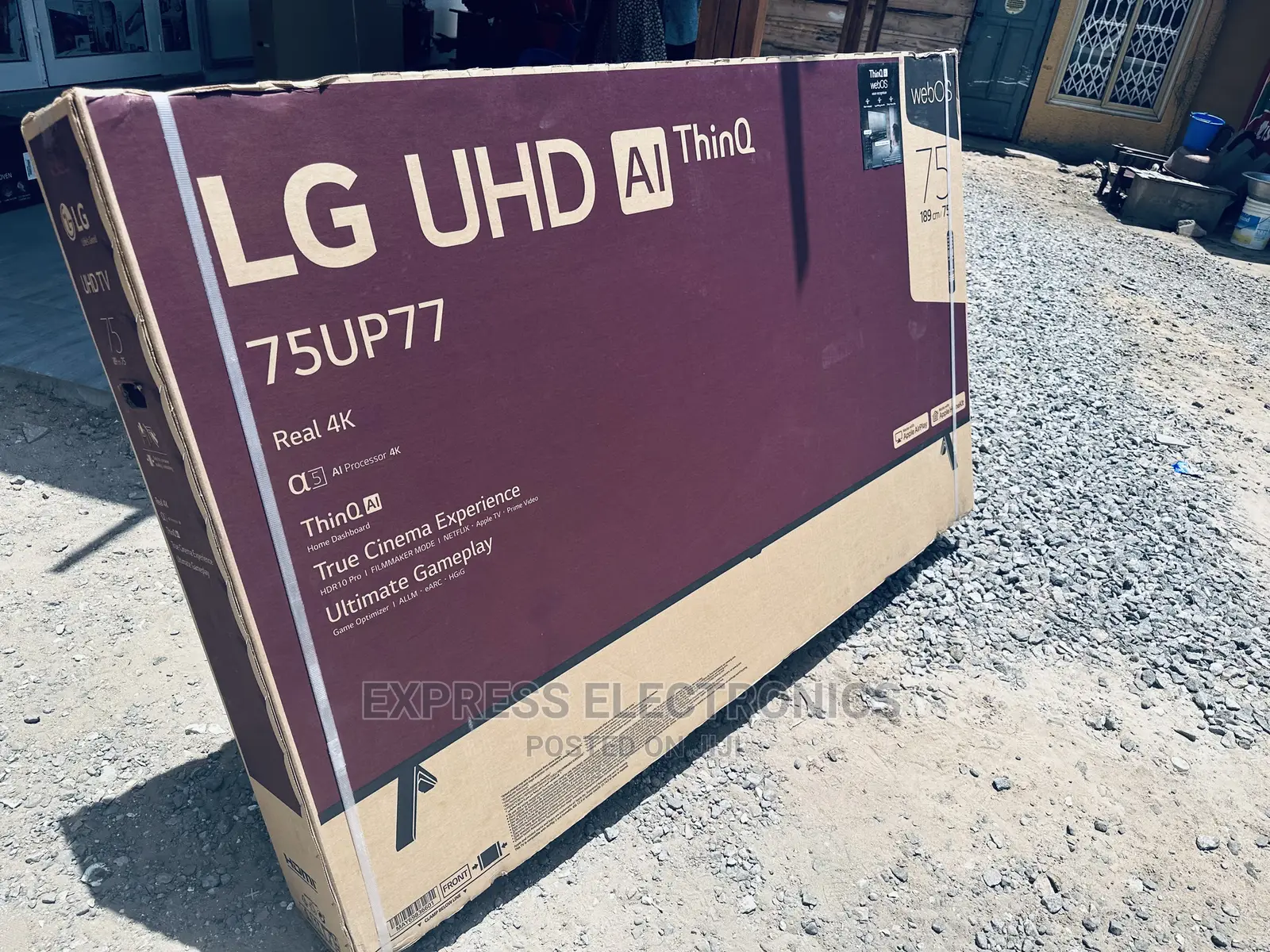 LG Airslim Ultra Thin Profile UHD 75”Up77 Series 