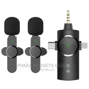 3in1 Wireless Microphone for Phone and Camera