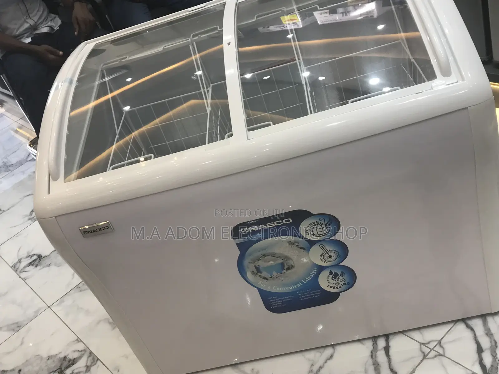 Best Nasco 458L Showcase / Display Freezer