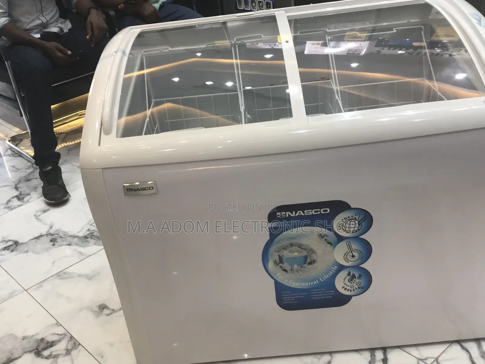 Fast Freezing Nasco 458L Showcase / Display Freezer