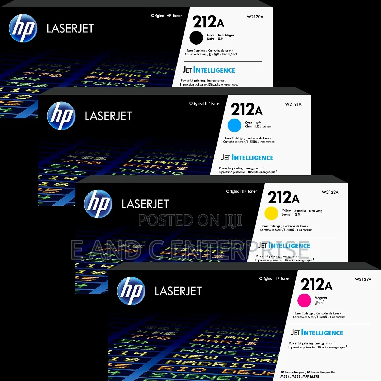 Hp Toner 212a All Colors