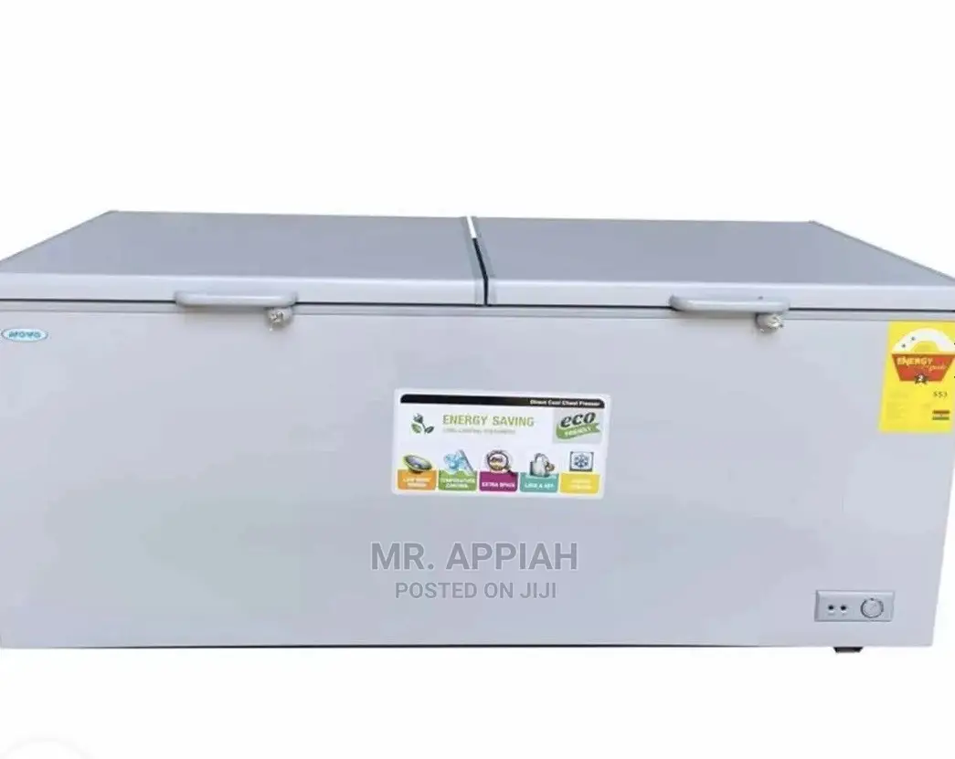 Double Door Rainbow Chest Freezer - RCF-6040 (508ltr) Eco