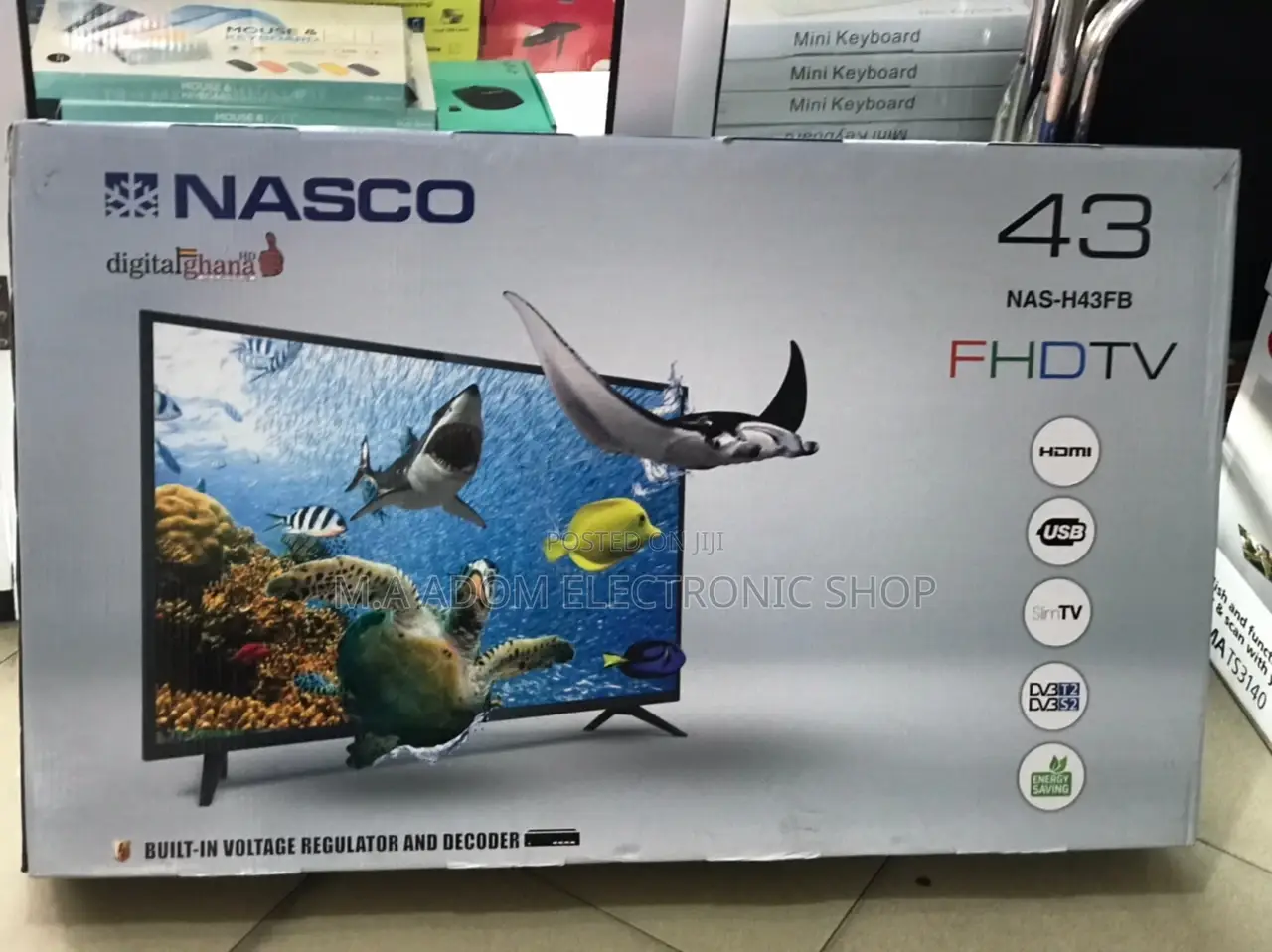 Brand New Nasco 43” Led Tv