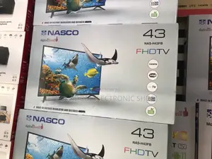 Nasco 43 Led Tv With Built in Regulator Decoder