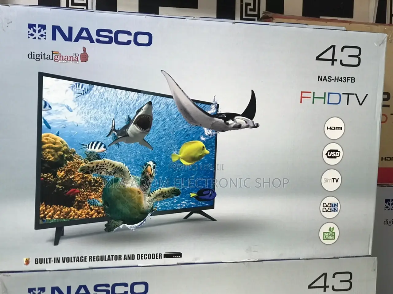 Nasco 43 Inches 1080p Clear View Led Tv
