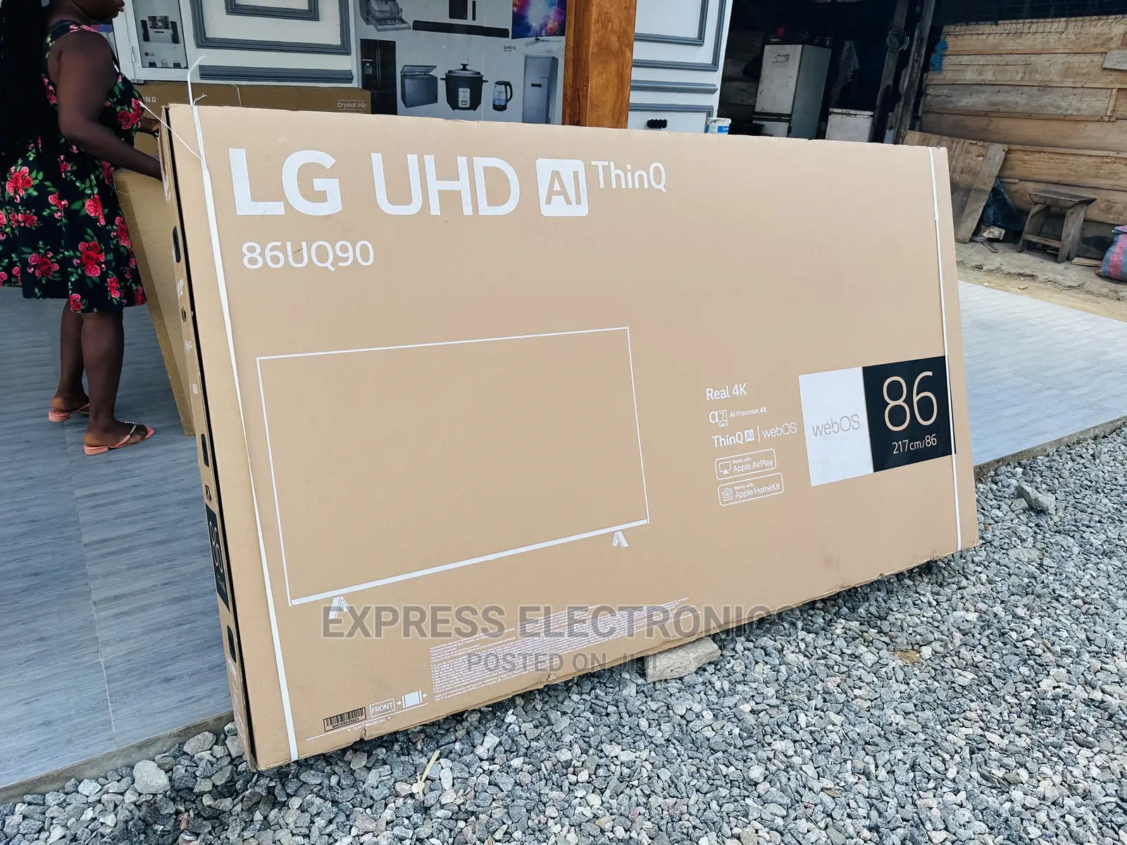 Quad Core Processor LG UHD Smart 86UQ9000 Tv