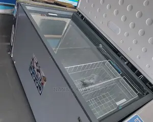 Best_pearl 380litrs Chest Freezer Silver Colour