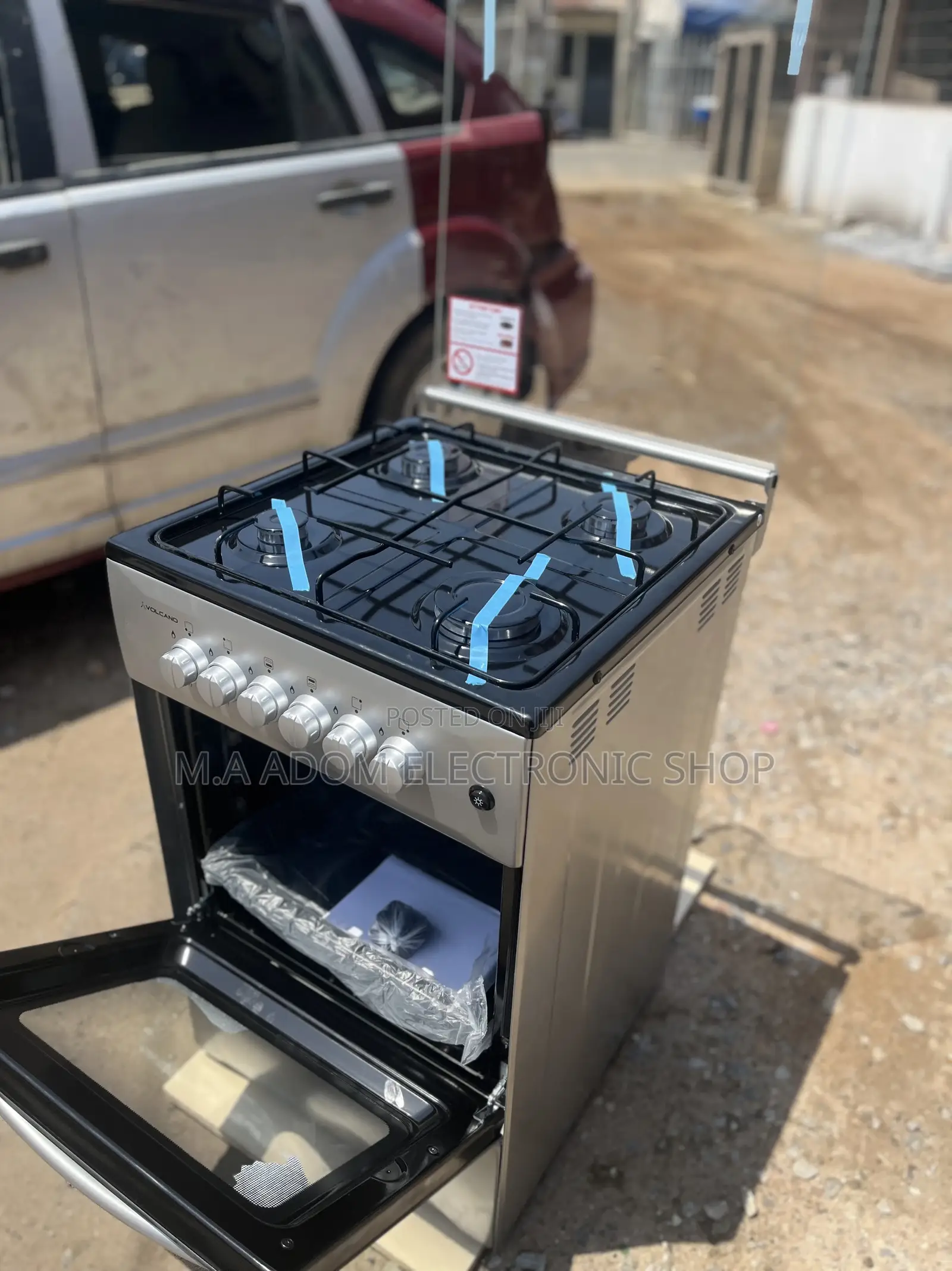 Volcano LPG 4 Burner Kitchen Stove With Oven Grill