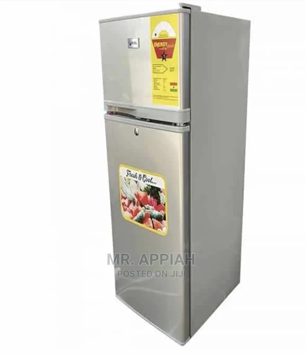 Pearl PF-200B Double Door Top Freezer Fridge