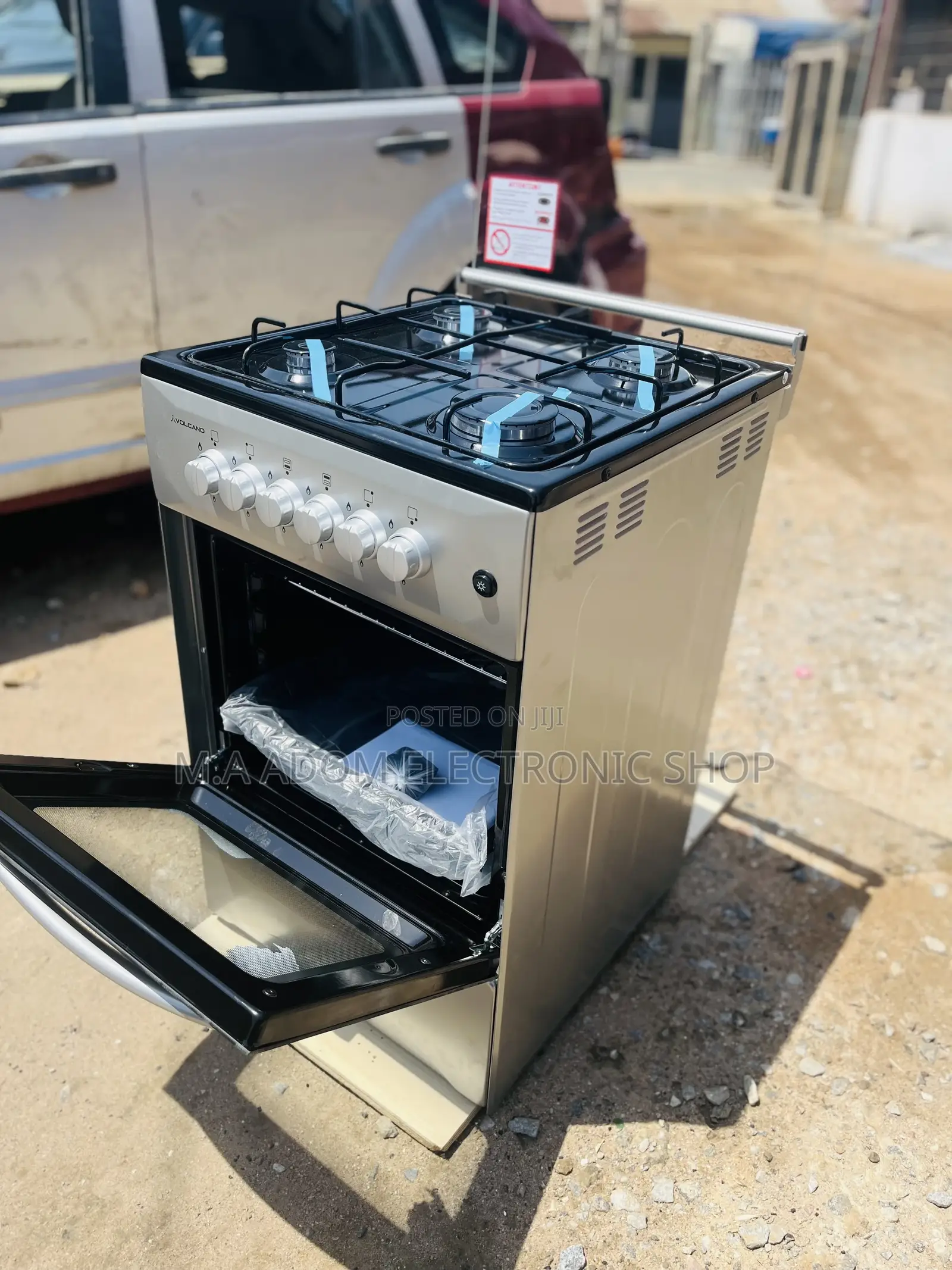 Volcano 4 Burner Cooking Furnace With Oven