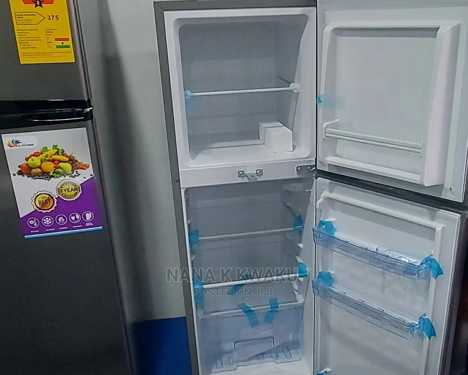 New in Box_pearl Pf20 Double Door Fridge