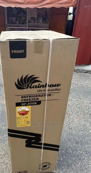Rainbow Fridge Rf-200b (140L) Bottom Freezer Glass Shelves