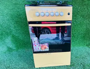 Glass Lid Inbuilt Gold Lamp Gas Cooker Oven Grill 4burner