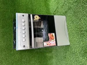 Sliver Inox Auto Ignition Oven Grill Cooker 4burner Volcano