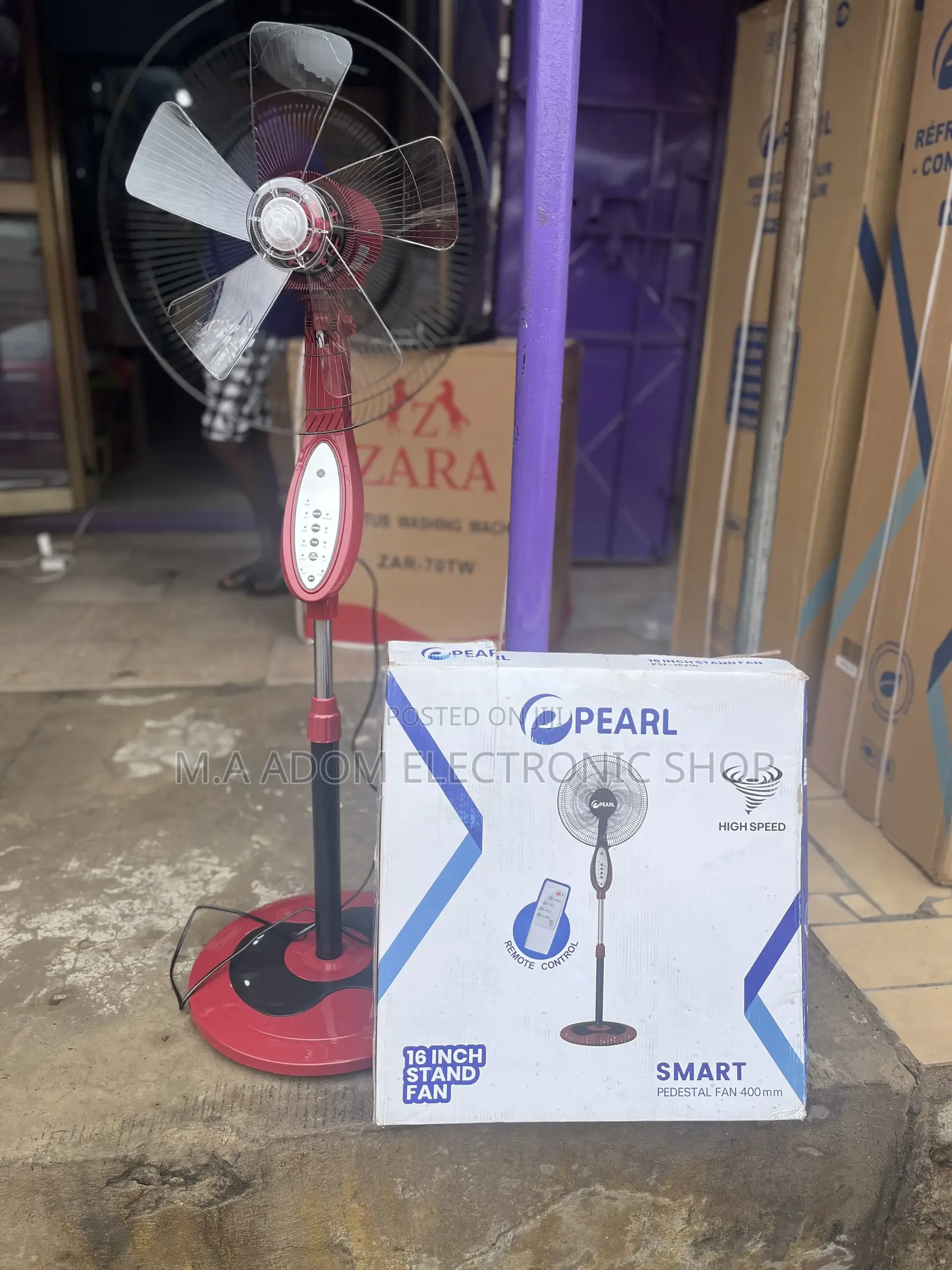 Pearl High Speed 16inches Standing Fan