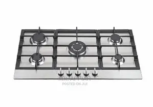 Midea 90cm 5 Burner Gas Hob| Stainless Steel 90g50me005-Sft