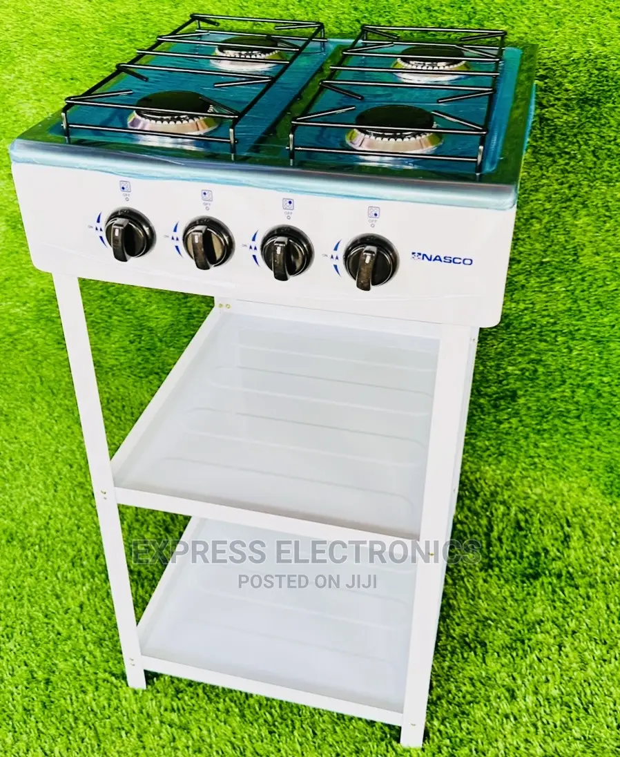 Enjoy Better Cook With Nasco 4burner White With Stand