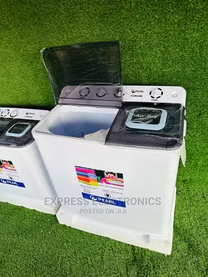 White Washing Machine Twin Tub Pearl 12kg Topload