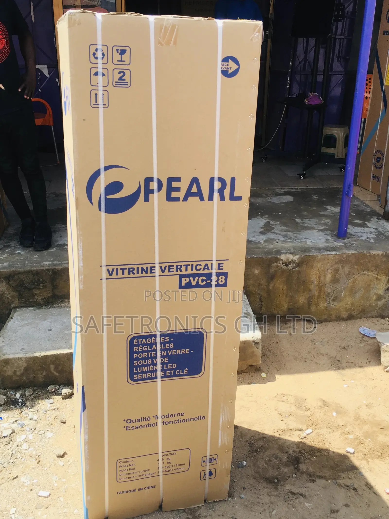 Pearl PVC-46 Single Door Display Fridge (Beverage Cooler)