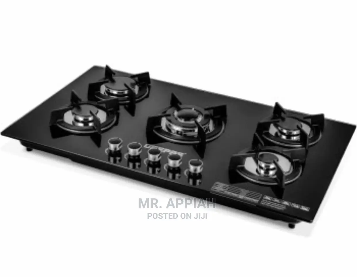 Midea 5 Burner Gas Hob (75G50ME Kitchen Appliance