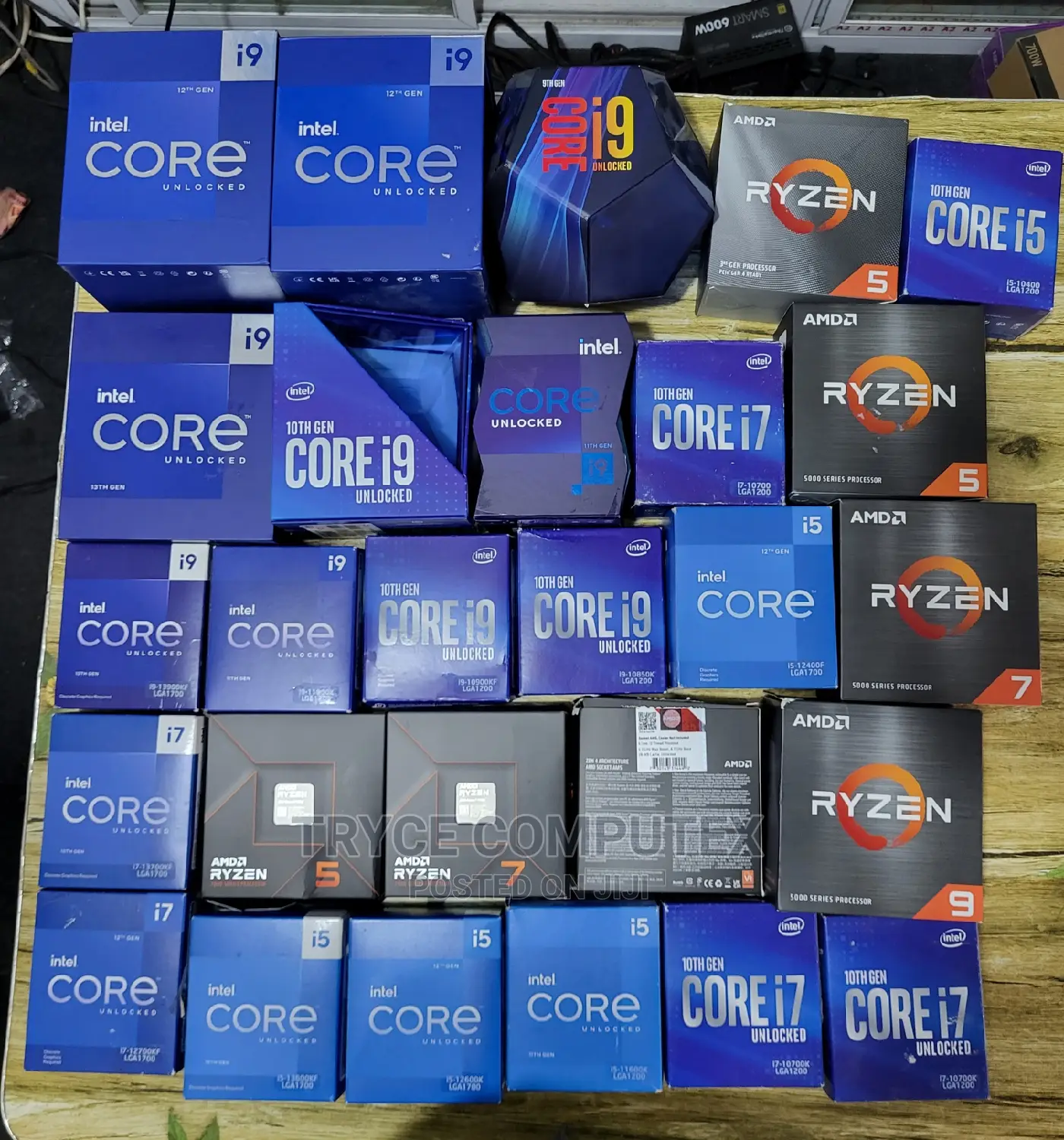 Amd Ryzen Cpu and Intel Core Processor