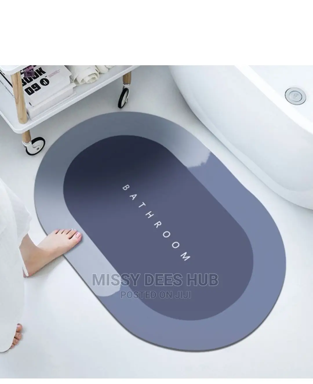Super Absorbent Bathroom Mat - Medium Sized