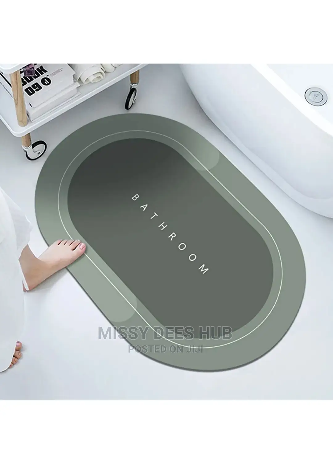 Super Absorbent Bathroom Mat - Medium Sized