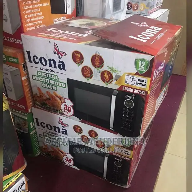 Icona Digital Microwave 30liters With a Grill
