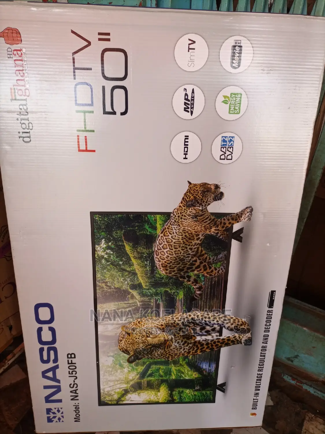 Nasco 50inch Tv Digital/Satellite