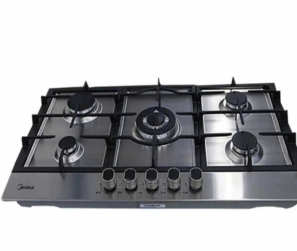 STAINLESS STEEL Midea 5 Burner Gas Hob (90g50me005-Sft)