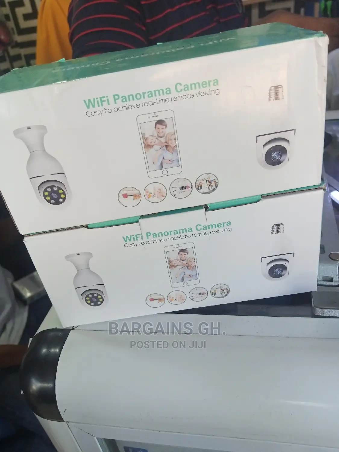 360 Wifi Panorama 1080P Surveillance Camera + 64GB Storage