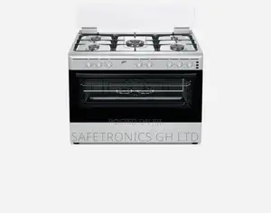 Milton Freestanding Gas Cooker 5 Burner Full Safety Stainles