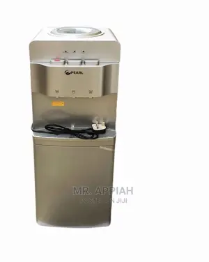Pearl Water Dispenser With Fridge – Black PWD-1117FBL
