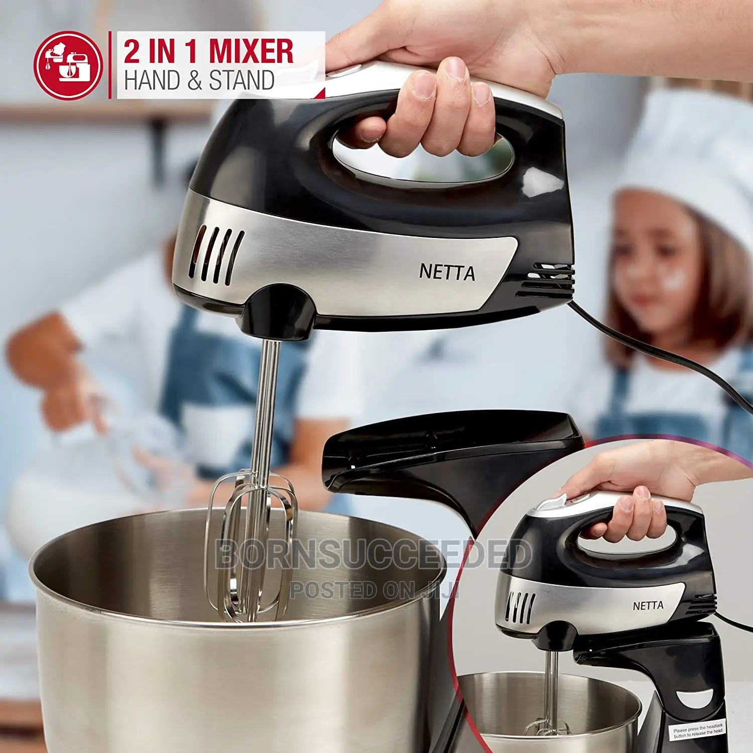 2 in 1 Stand Mixer