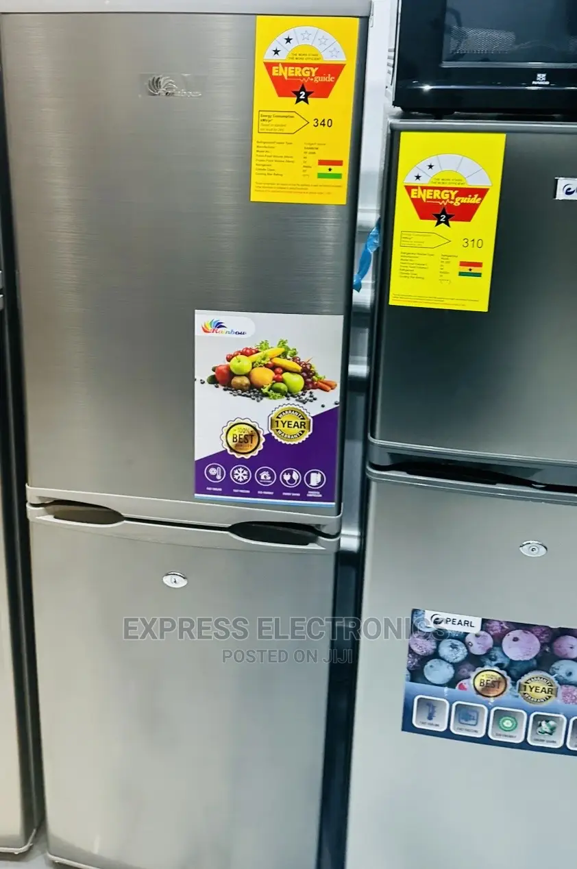 Durable Build Quality 2door Sleek Rainbow RF-200B (140L)