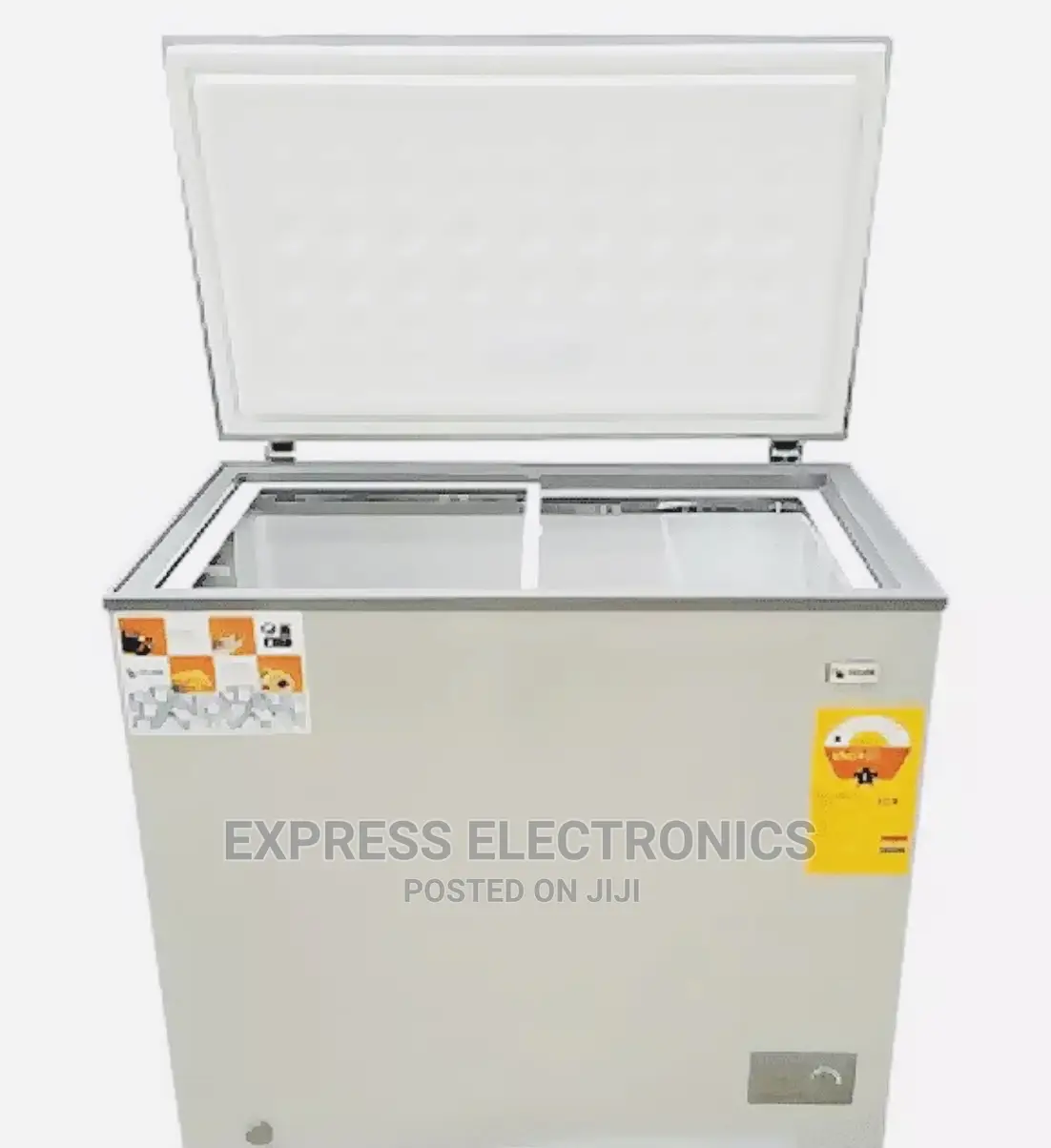 Pearl PCF-290 Chest Freezer - 251 Litres - Silver