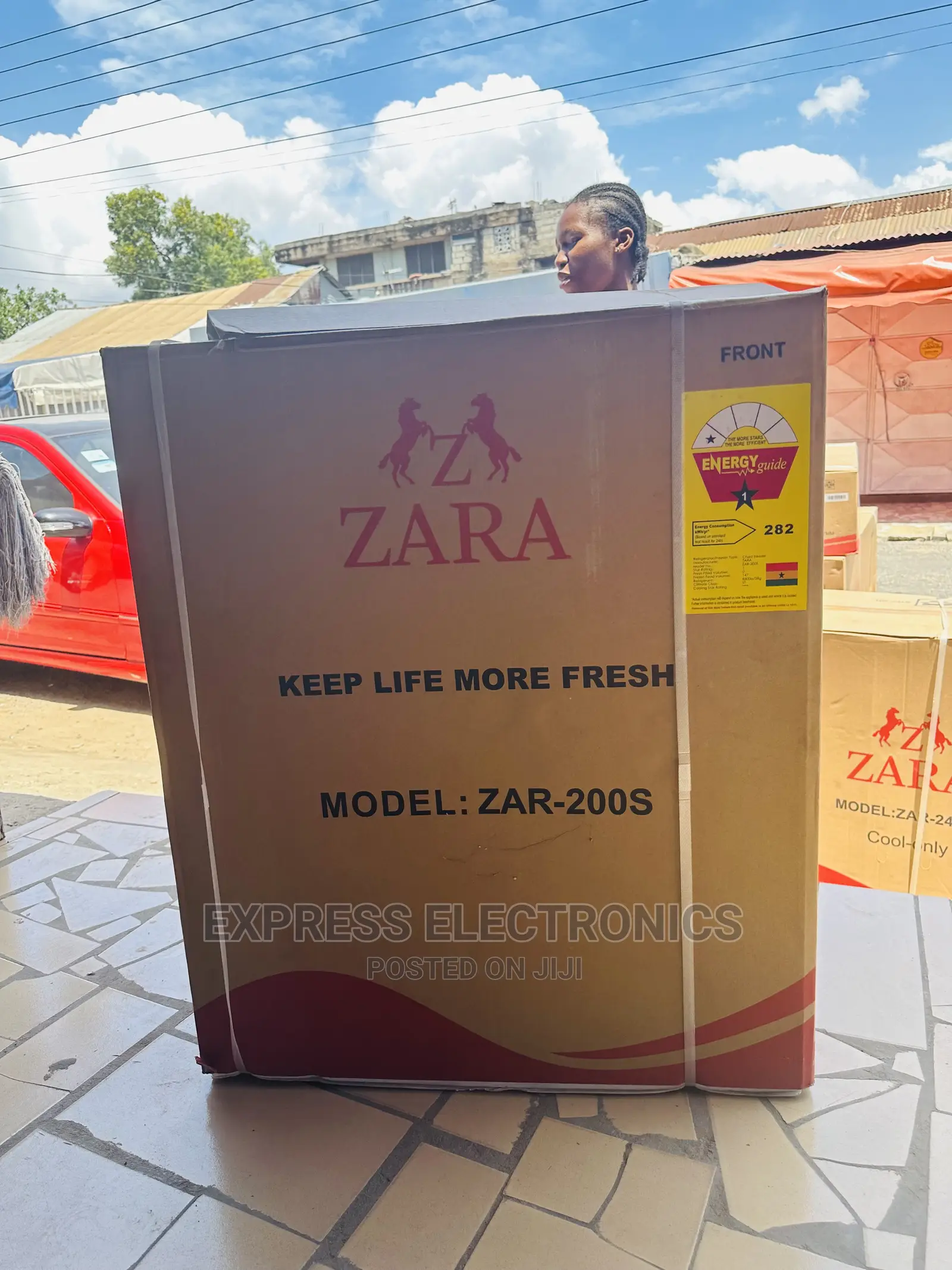 Elegant Design Zara 200s 145L Chest Freezer Grey