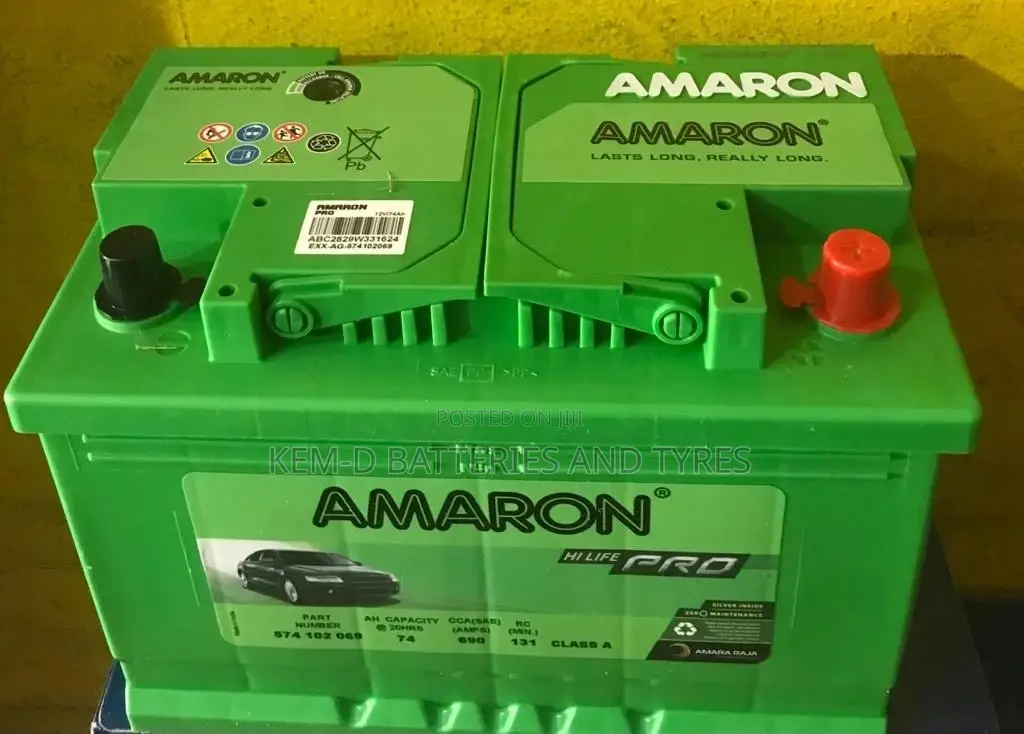 15 Plates Amaron Battery - Free Delivery