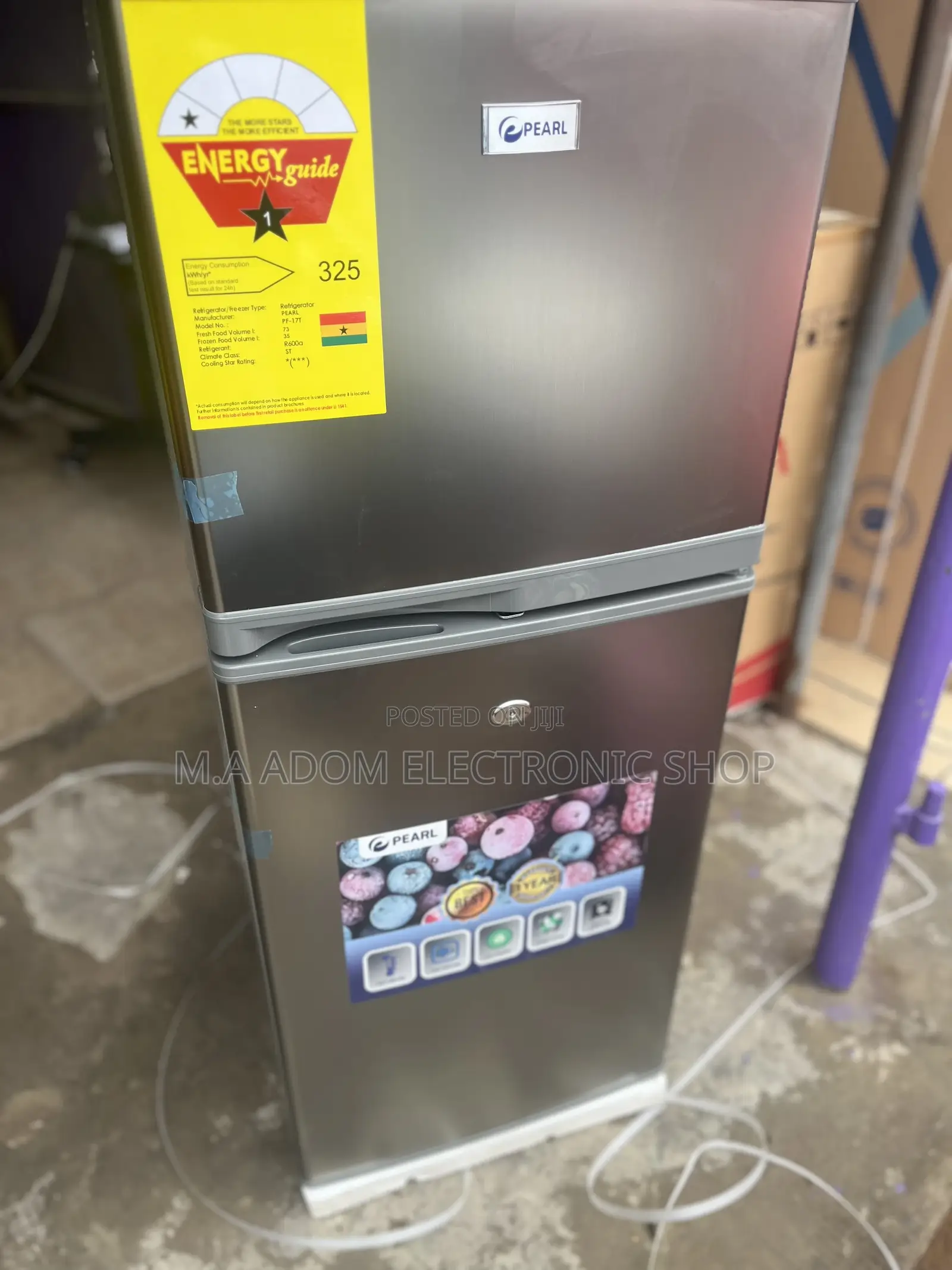 Pearl 108 Litres Fridge Top Freezer