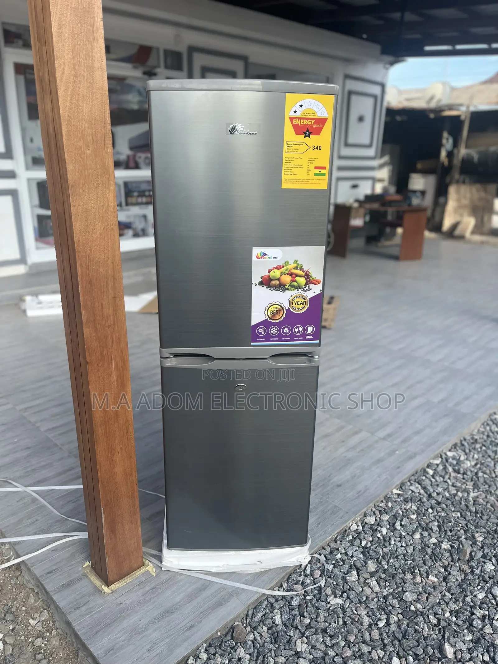 Rainbow 140 Litres Down Freezer With Top Fridge