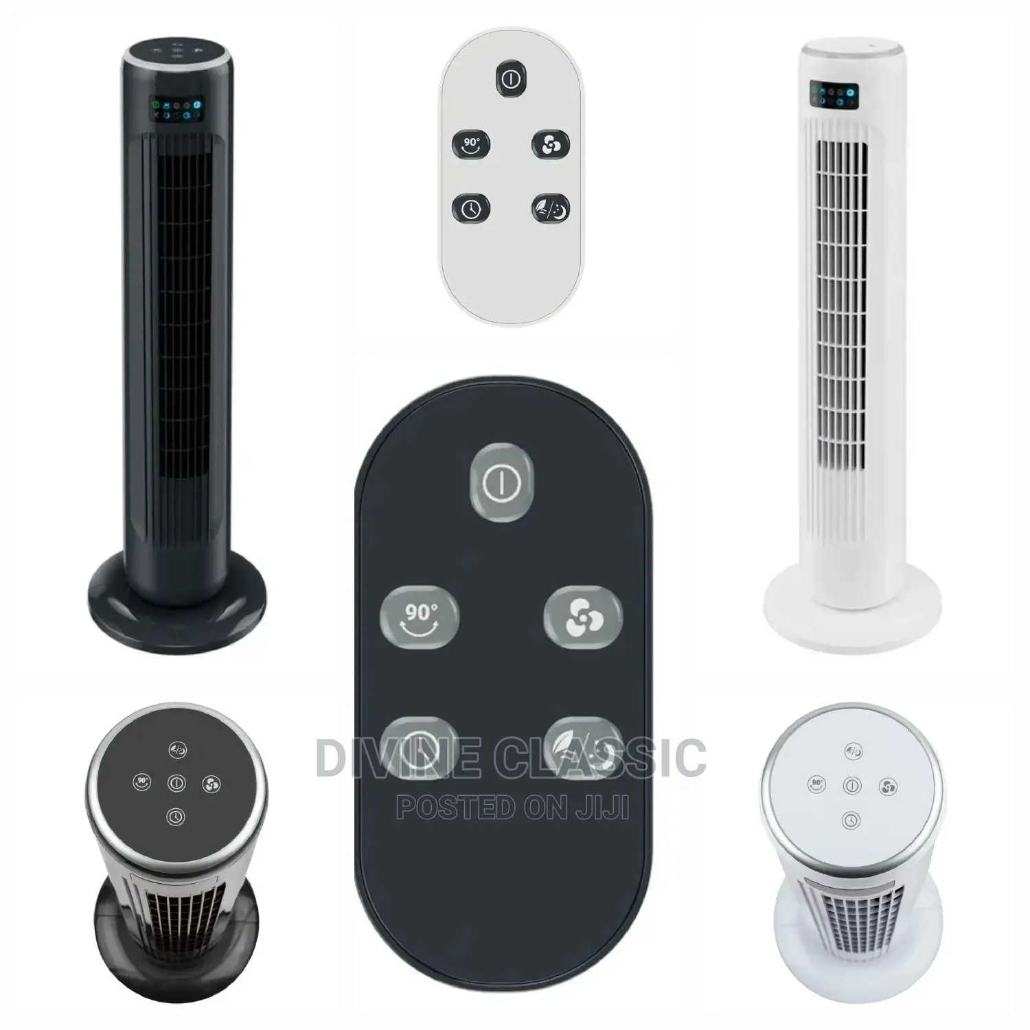 Silvercrest Tower Fan With Lc Display and Remote Control