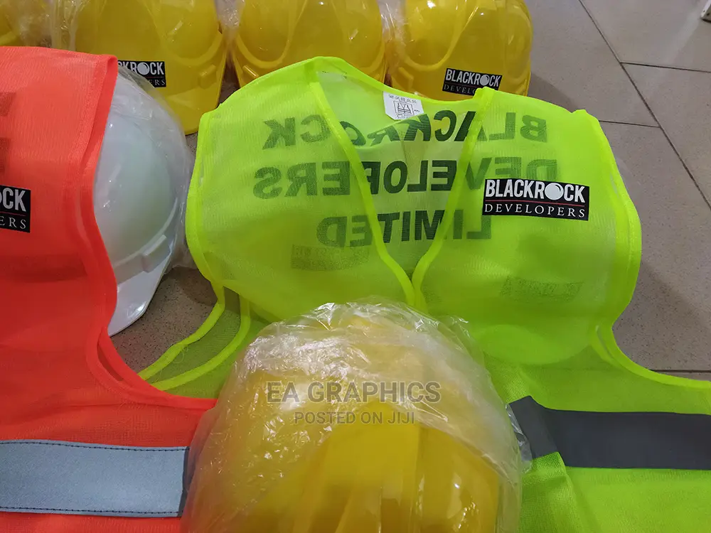 Reflector Vests and Safety Helmet Branding